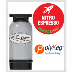 Organic Espresso Nitro Coffee BIK 5 Gal Keg POLYkeg - www.yourespressomachines.com