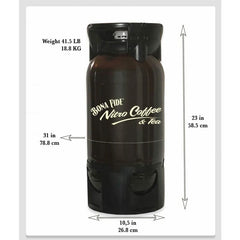 Organic CULT Artisan Beverage CO. Uganda White Nile Nitro PET 5 gal Keg - www.yourespressomachines.com