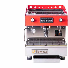 Fiamma: Marina Commercial Espresso Machine Black and Red MARINA CV DI - Pour-in Tank Model - www.yourespressomachines.com