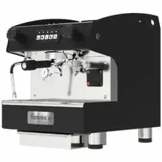 Fiamma: Marina Commercial Espresso Machine Black and Red MARINA CV DI - Pour-in Tank Model - www.yourespressomachines.com